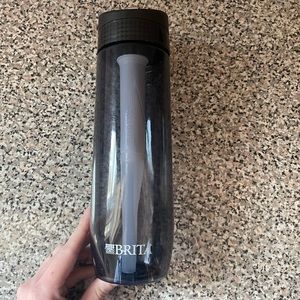 Brita water bottle- filter water bottle- dark blue/black color